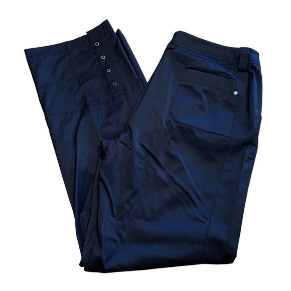 NWOT Cutter & Buck Buttoned Pant Leg Womens Slacks Size 10 Dark - Picture 2 of 3